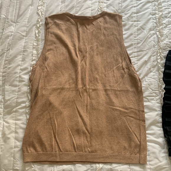 Talbots beige sweater vest - Picture 3 of 3